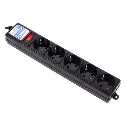 Сетевой фильтр Power Cube SPG-B-10, 5 розеток, 3 м, Black