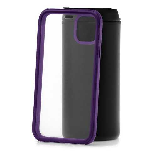 Чехол Apple iPhone 11 Kruche Flexible Side Frame Purple