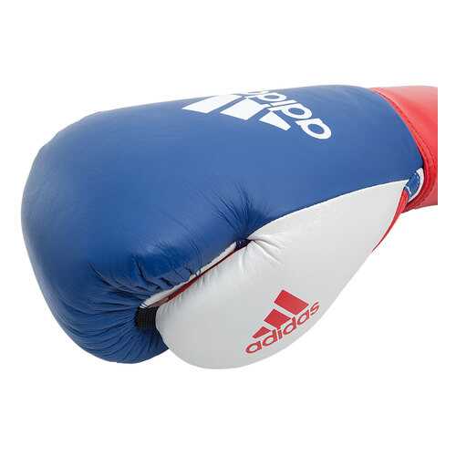 Боксерские перчатки Adidas Professional Russian Edition синие 12 унций