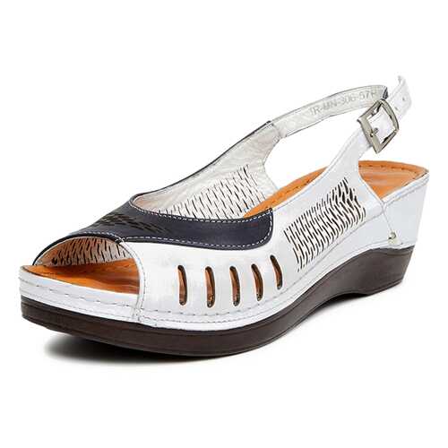 Босоножки женские Alessio Nesca 01806BB0 белые/синие 37 RU