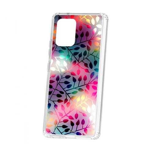 Чехол Kruche Samsung Galaxy S10 Lite Print Цветные листья
