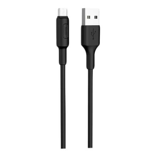 Кабель Hoco X25 microUSB 1м Black