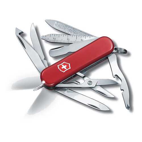 Мультитул Victorinox Midnite minichamp 0.6386 58 мм красный, 17 функций
