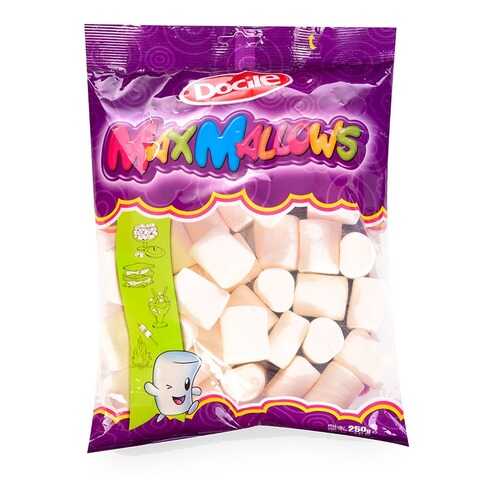 Зефир Docile Maxmallows Белые трубочки Ваниль 250г Бразилия
