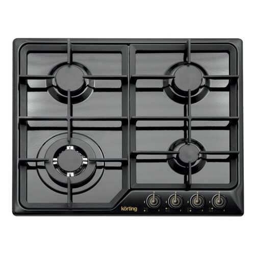 Встраиваемая варочная панель газовая Korting HG 630 CTSN Black