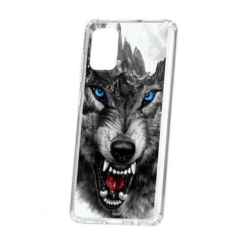 Чехол Samsung Galaxy A71 Kruche Print Волк