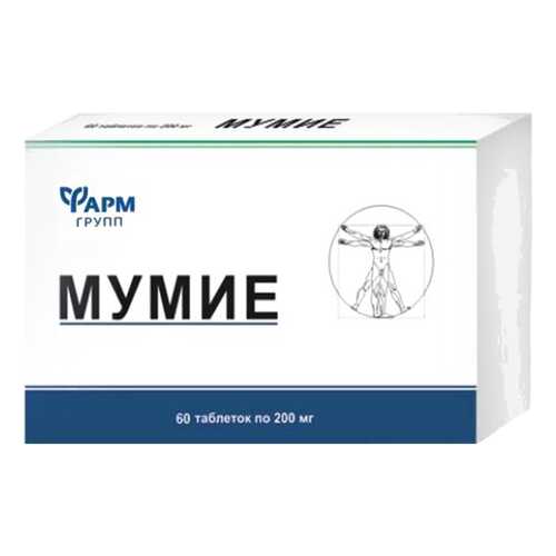 Мумие алтай очищенное в таблетках 200мг N60