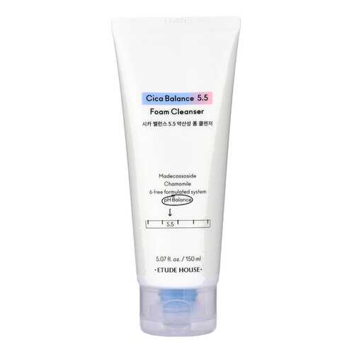 Пенка для умывания Etude House Cica Balance 5.5 Foam Cleanser 150 мл