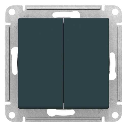 SE AtlasDesign Изумруд Выключатель 2-клавишный сх.5, 10АХ, механизм