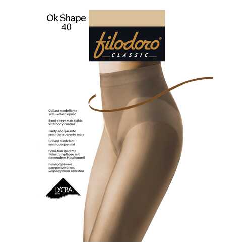 Колготки Filodoro Classic OK SHAPE 40/Playa/4 (L)