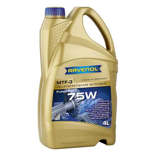 Трансмиссионное масло RAVENOL MTF -3 75w 4л 1221104-004