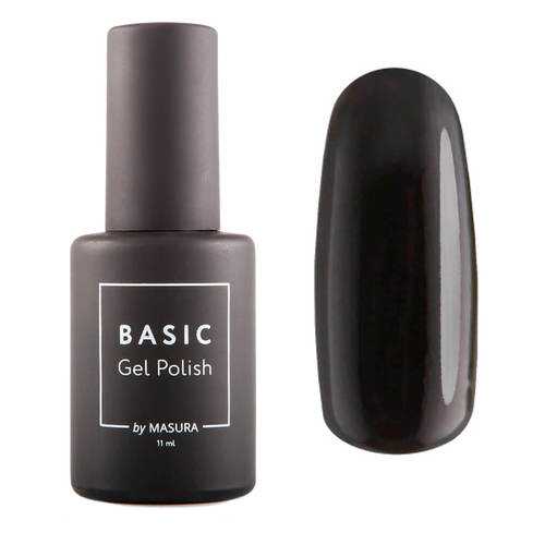 Гель-лак Masura BASIC Черный Кобальт, 11 мл