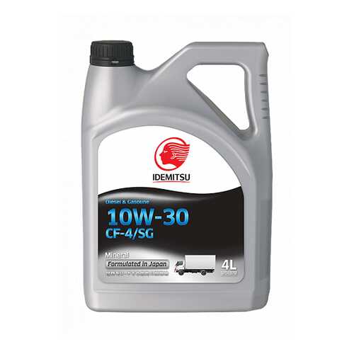 Моторное масло Idemitsu DIESEL CF-4/SG 10W30 (4л)