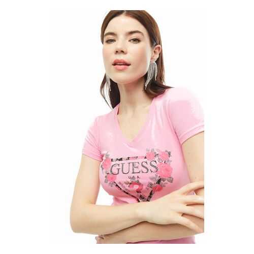 Футболка женская Guess W0YI85-J1300 розовая S