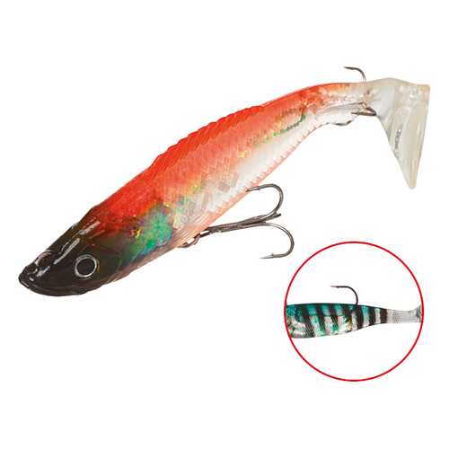 Виброхвост оснащенный Mikado Crystal Fish WXH-59 10 см, 8, 2 шт.