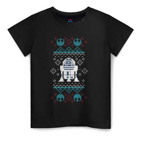 Детская футболка ВсеМайки R2-D2 Christmas Sweater хлопок, р. 104