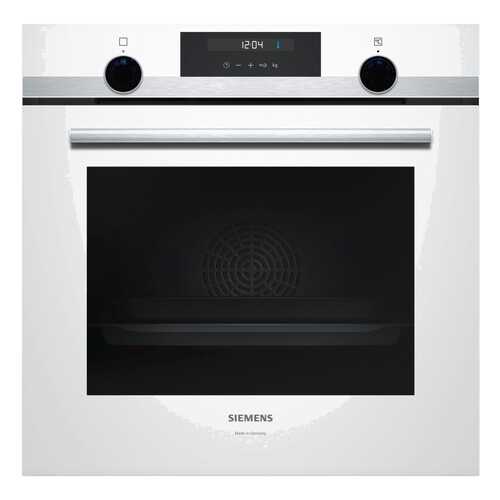Встраиваемый электрический духовой шкаф Siemens HB537GEW1R White