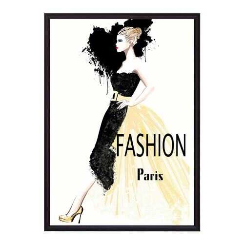 Постер в рамке Fashion Paris 21х30 см