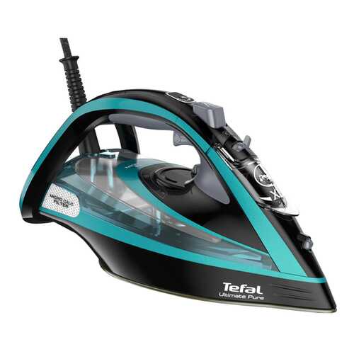 Утюг Tefal Ultimate Pure FV9837E0 Black/Cyan