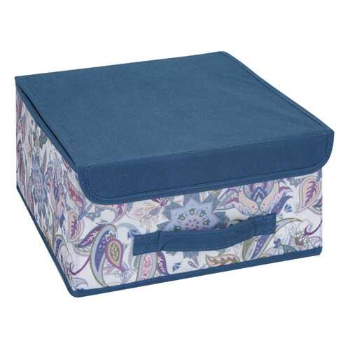 Кофр для хранения Hausmann Paisley 30x30x16см, синий