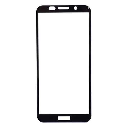 Защитное стекло на весь экран полноклеевое для Huawei Honor 7A / Y5 Prime (2018) черное