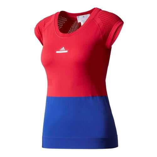 Футболка Adidas BQ3465, красный/синий, XS INT