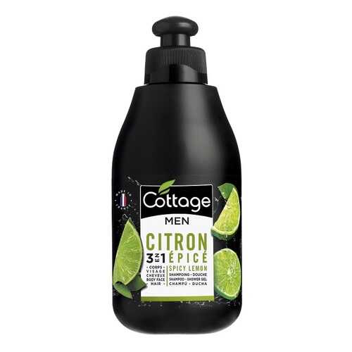 Шампунь и гель для душа Cottage Spicy Lemon. Пряный лайм для мужчин