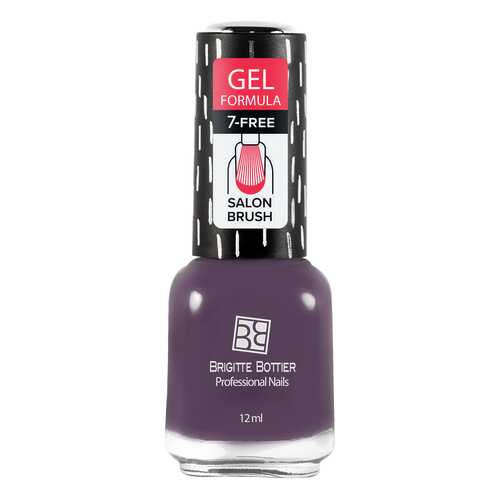 Лак с гелевым эффектом Brigitte Bottier Gel Formula тон 17 черника со сливками, 12 мл