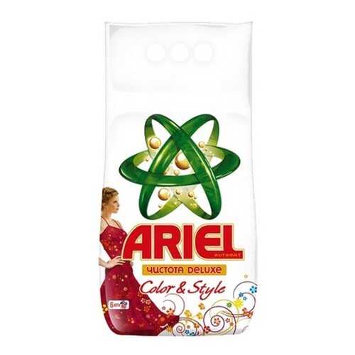 Стиральный порошок Ariel deluxe color and style автомат чистота 6 кг