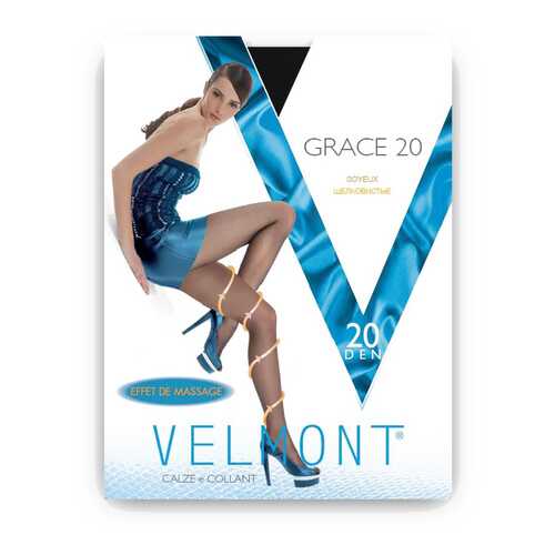 Колготки женские VELMONT VN GRACE 20 черные 4 (L)