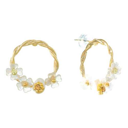 Серьги Corona Style B006E11062 золотистые