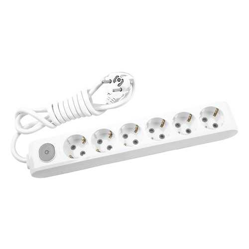 Удлинитель Panasonic X-TENDIA WLTA0462-2WH-RES, 6 розеток, 2 м, White