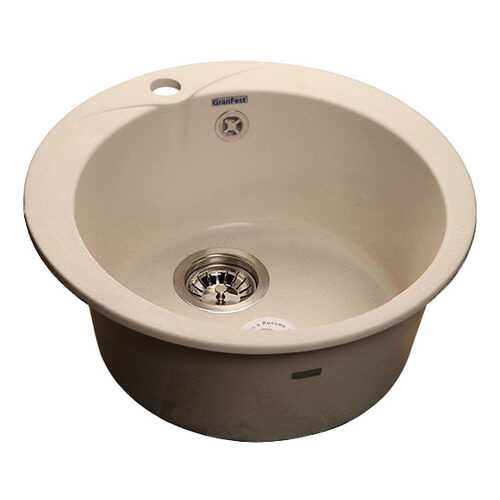 Мойка для кухни из мрамора GranFest Rondo GF-R480 бежевый