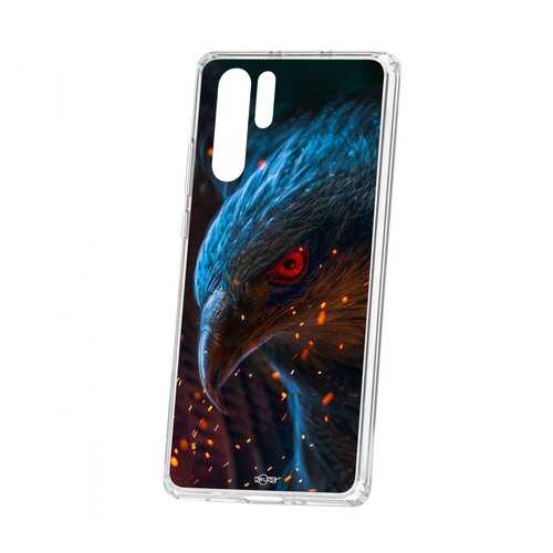 Чехол Kruche Huawei P30 Pro Print Орел