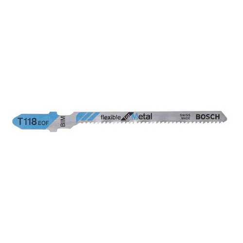Набор пилок для лобзика Bosch Т 118 EOF, BIM 2608634237