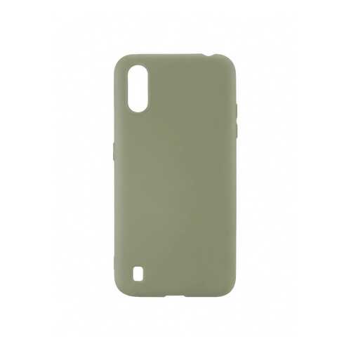 Чехол накладка Zibelino Soft Matte для Samsung Galaxy A01 (A015) Olive