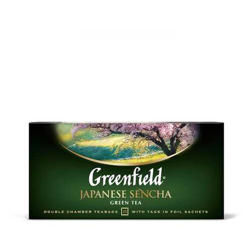 Чай зеленый Greenfield Japanese Sencha 25 пакетиков
