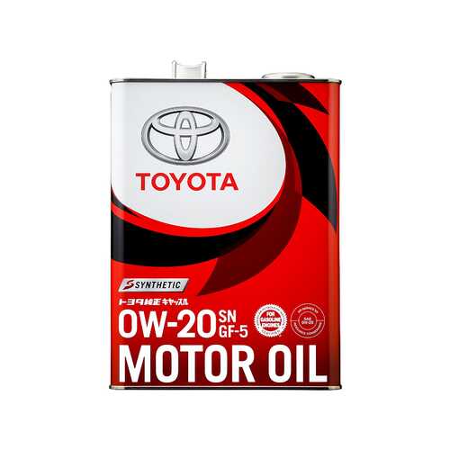TOYOTA Масло Моторное Toyota Motor Oil Sn/Gf-5 Plus 0w20 4 Л 08880-12605