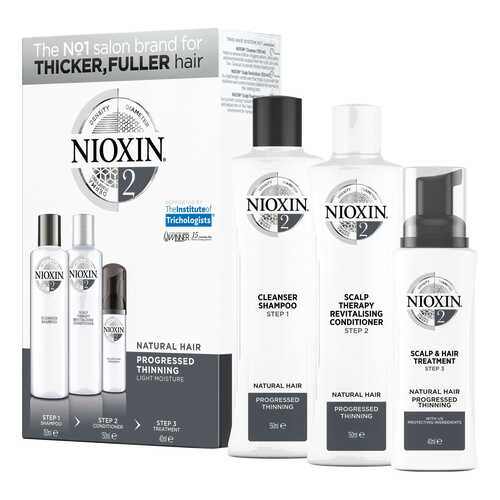 Набор для волос Nioxin 3-х ступенчатой системы Система 2 150 мл 150 мл 40 мл