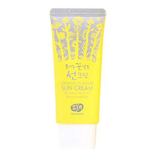 Солнцезащитное средство Whamisa Organic Flowers Sun Cream SPF 50+