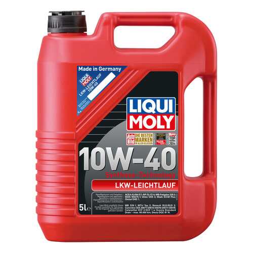 Моторное масло Liqui moly LKW-Leichtlauf-Motoroil Basic 10W-40 5л