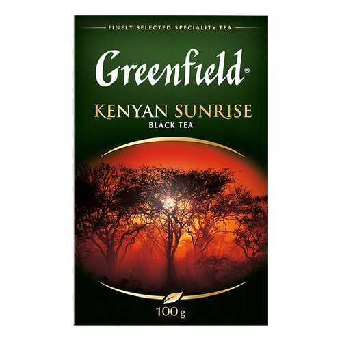 Чай черный листовой Greenfield Kenyan Sunrise 100 г