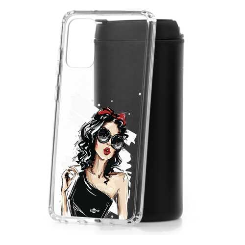 Чехол Samsung Galaxy S20 Plus Kruche Print Фэшн леди