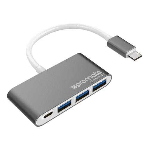 Адаптер универсальный Promate USB 3.1 Type-C™ Hub EZHub-C3 (grey)