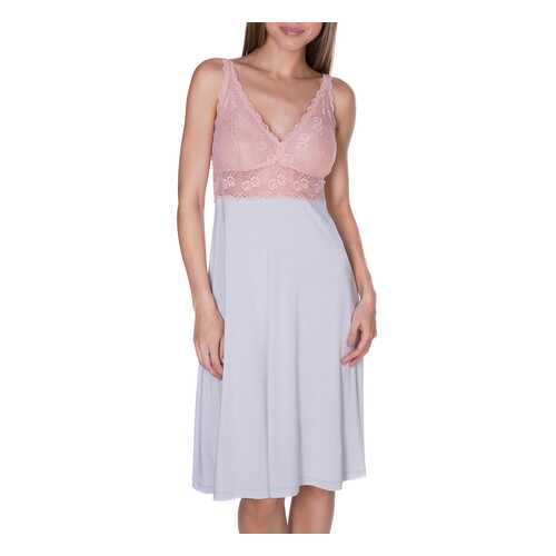 Сорочка ночная женская Rose&Petal Homewear RP48-8140 серая L