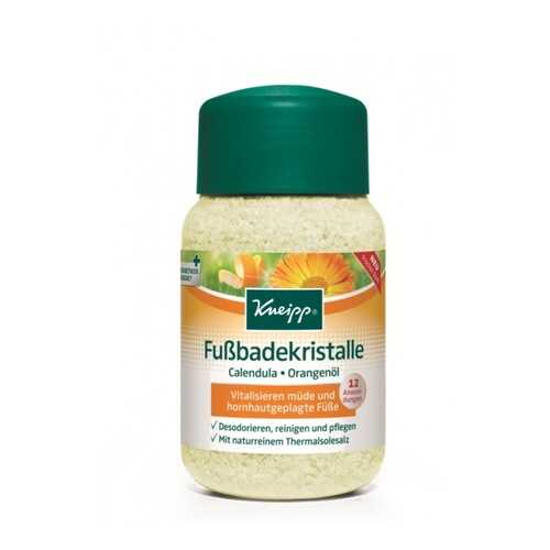 Солевые ванны для ног Kneipp с Календулой и маслом Апельсина Здоровые ноги