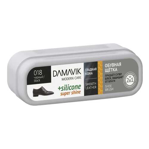 Губка для обуви Damavik Super Shine с пропиткой черный