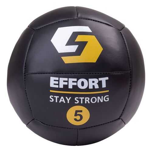 Медицинбол Effort EMD5 5 кг черный