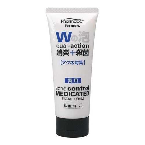 Пенка для умывания Kumano Cosmetics For men Acne Control Medicated Face Foam 130 мл