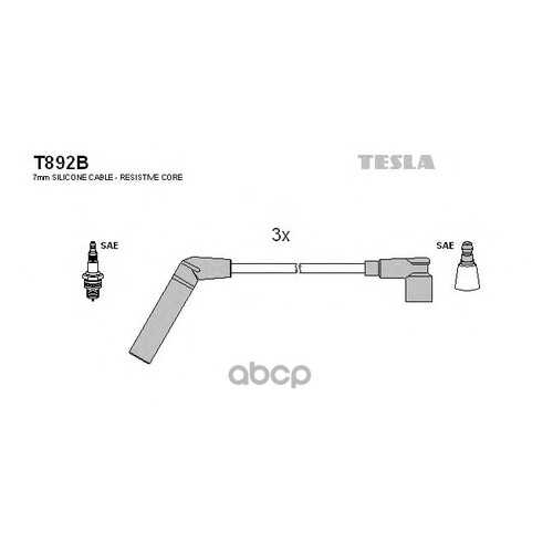 Комплект Проводов Зажигания TESLA T892B